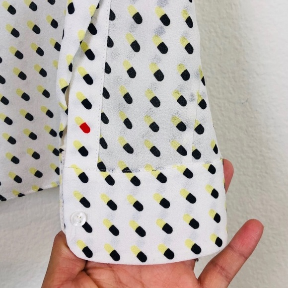 A.L.C. Carolynn 'Happy Pill' Silk Buttondown - Picture 8 of 8